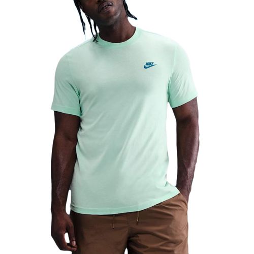 Camiseta Masculina Nike Sportswear Club Verde Claro-AR4997-305- -1-